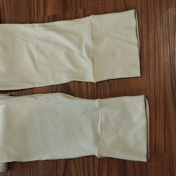 SKIMS Cotton Ribbed Leggings In Bone - Picture 6 of 6